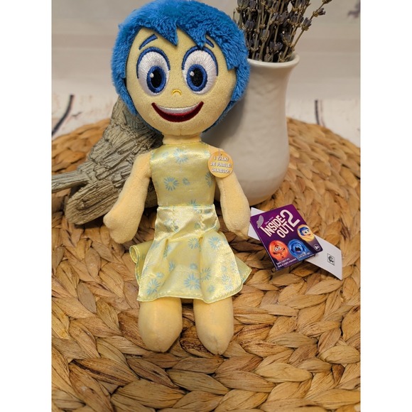 Just Play Other - Inside Out 2 Talk It Out Small Plush - Joy, Kids Toys for Ages 3 Up by Just Play